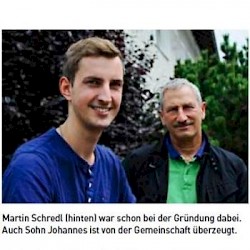 Martin Schredl und Sohn Johannes